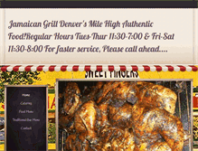 Tablet Screenshot of jamaicangrilldenver.com